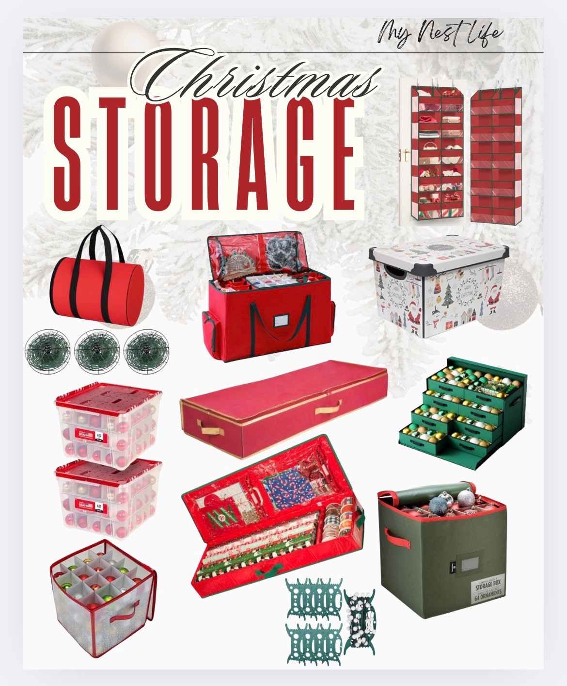 Packing up Christmas without the chaos 🎄
These storage bins keep ornaments safe, lights untangled, and future-me very grateful.
If you’re ready to reclaim your closet (and your sanity), these are the ones I swear by.
Linked in LTK ✨


#ChristmasStorage
#HolidayOrganization
#HomeOrganization
#StorageSolutions
#OrganizedHome