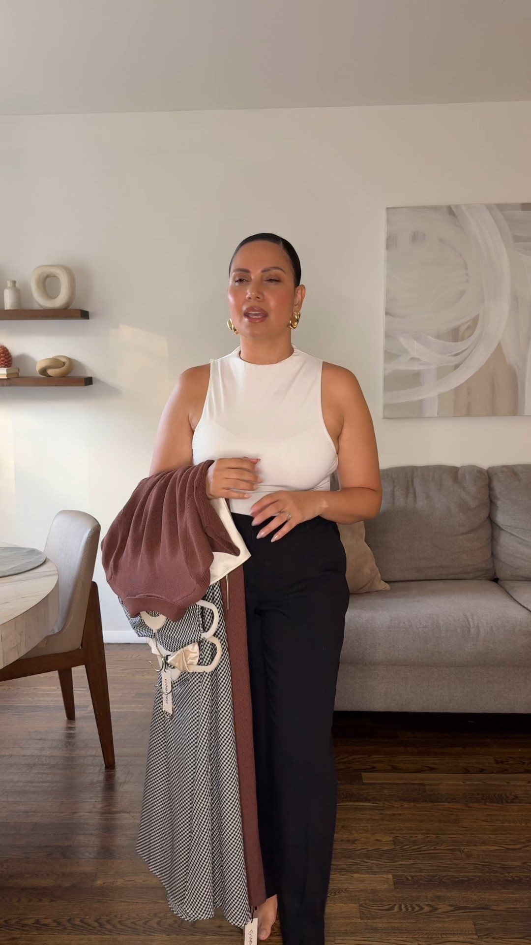 Found some great Fall dresses and transitional tops at Commense mostly under $50!

Use my code styleuncovered_12 for an additional 12% off your order!

Fall sweater dress, gingham dress, satin top