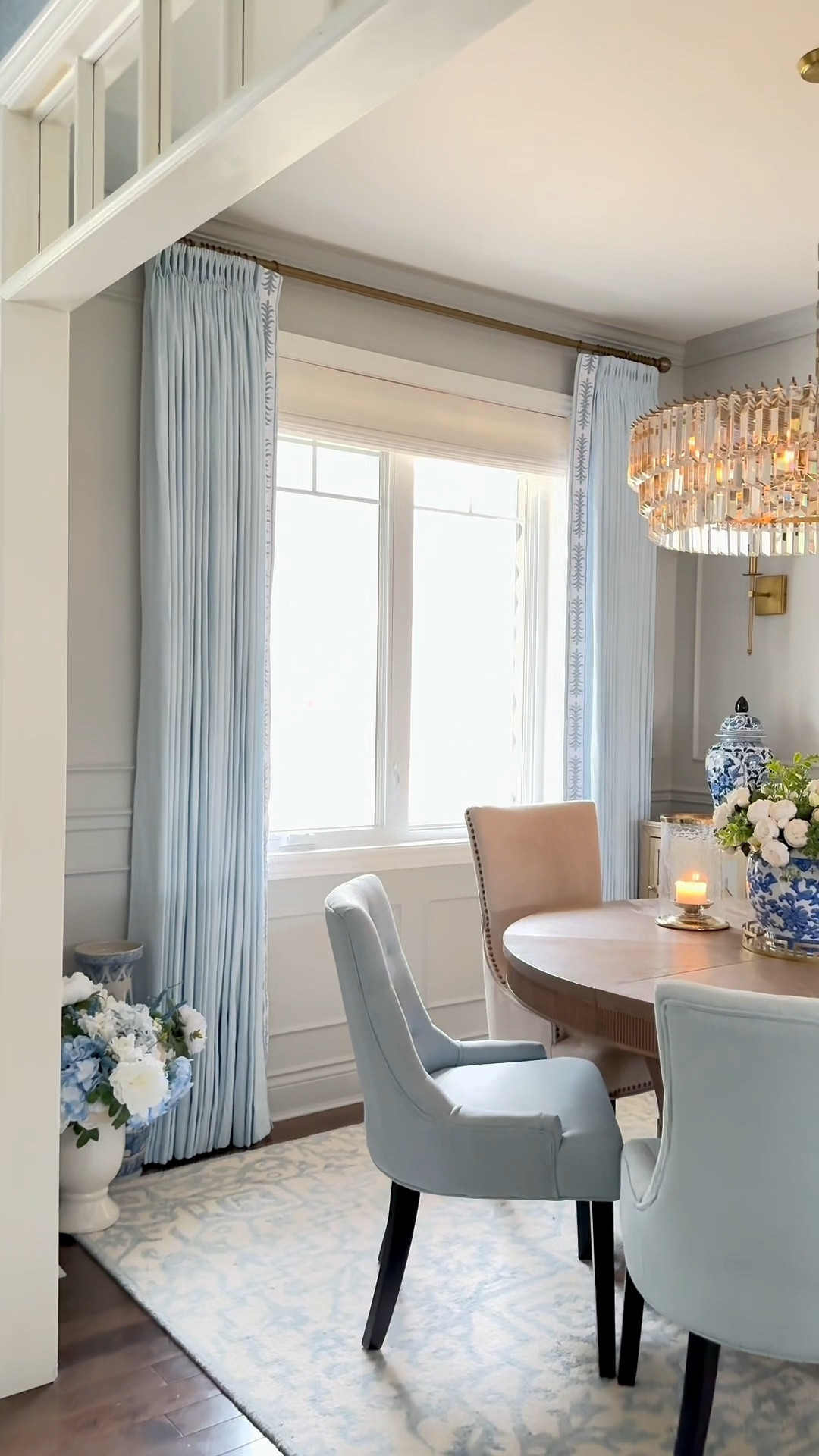 I can never have too much blue in our home and our new light blue drapes from @twopagescurtains  are super chic and the perfect touch that brings a bright & fresh summery vibe to our dinging room! Who loves blue as much as I do?!

Use my code CITRINELIVING for 20% OFF anything on the @twopagescurtains site!!

Here are our drape details:

Fabric: Jawara
Color: Light Blue J401-23
Header style: Triple pleat
Trim: R31
Single panel: 83”W x 101.75”H
Liner: Privacy
Memory Shape: Yes



#LTKSeasonal #LTKHome