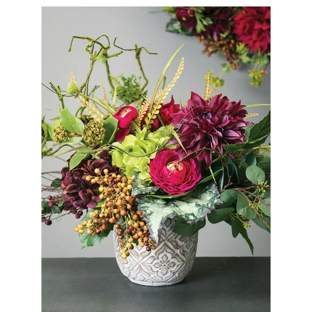 Sullivans Patterned Round Pot 6.75"H Brown | Walmart (US)