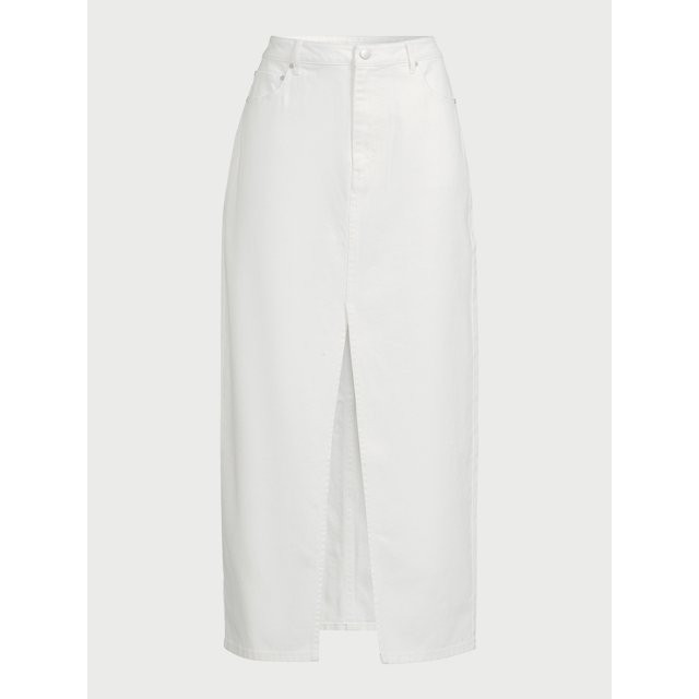 Scoop Women's Maxi Jean Skirt, Sizes 0-18 | Walmart (US)
