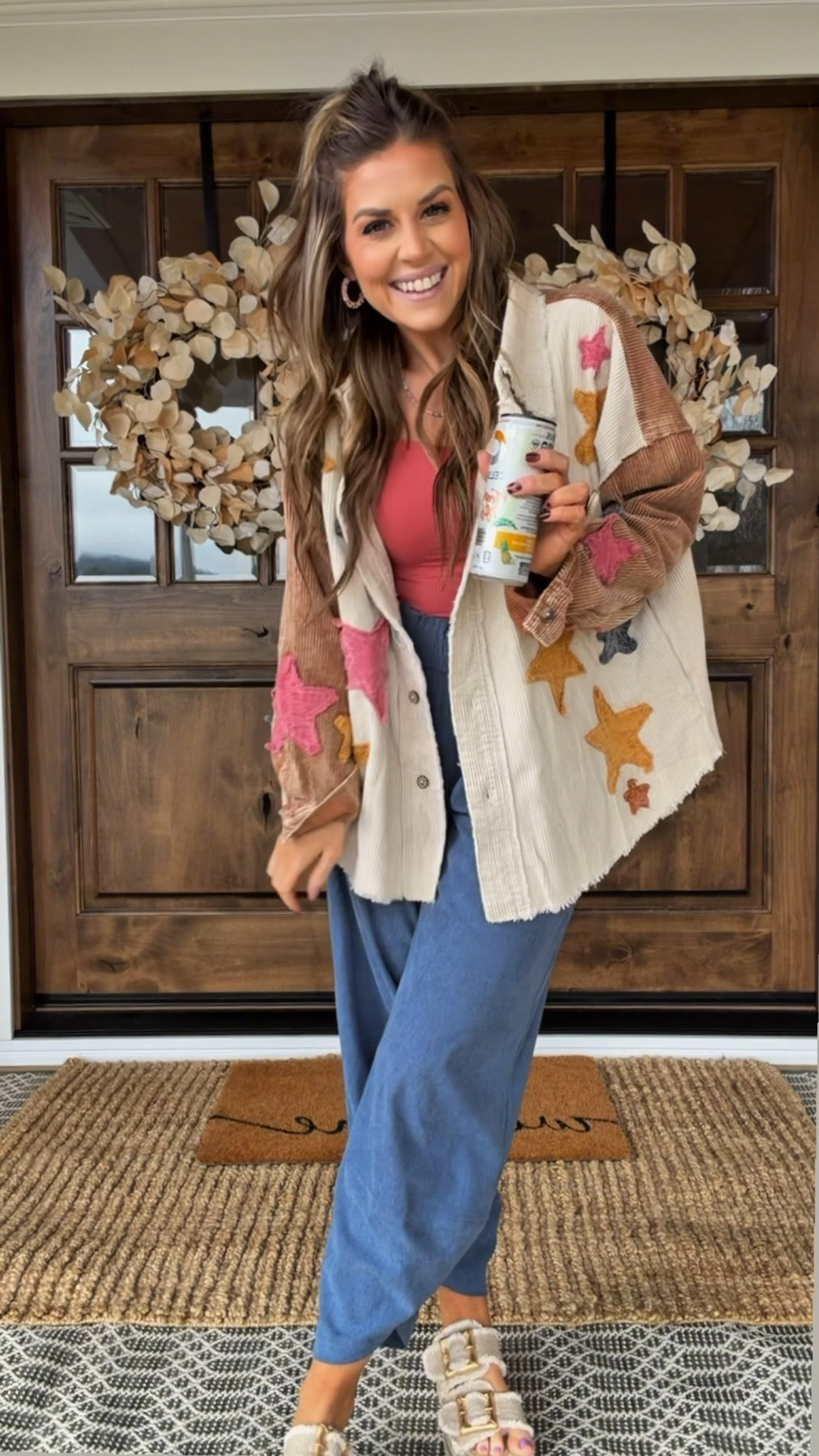 I got to read to my son’s classroom today! I wanted to dress fun for the occasion. How did I do? 
@threebirdnest styled most of my look! 
Jacket: small
Bottoms: small
Shoes: tts 
#teacherstyle #ootd #grwm #spring 