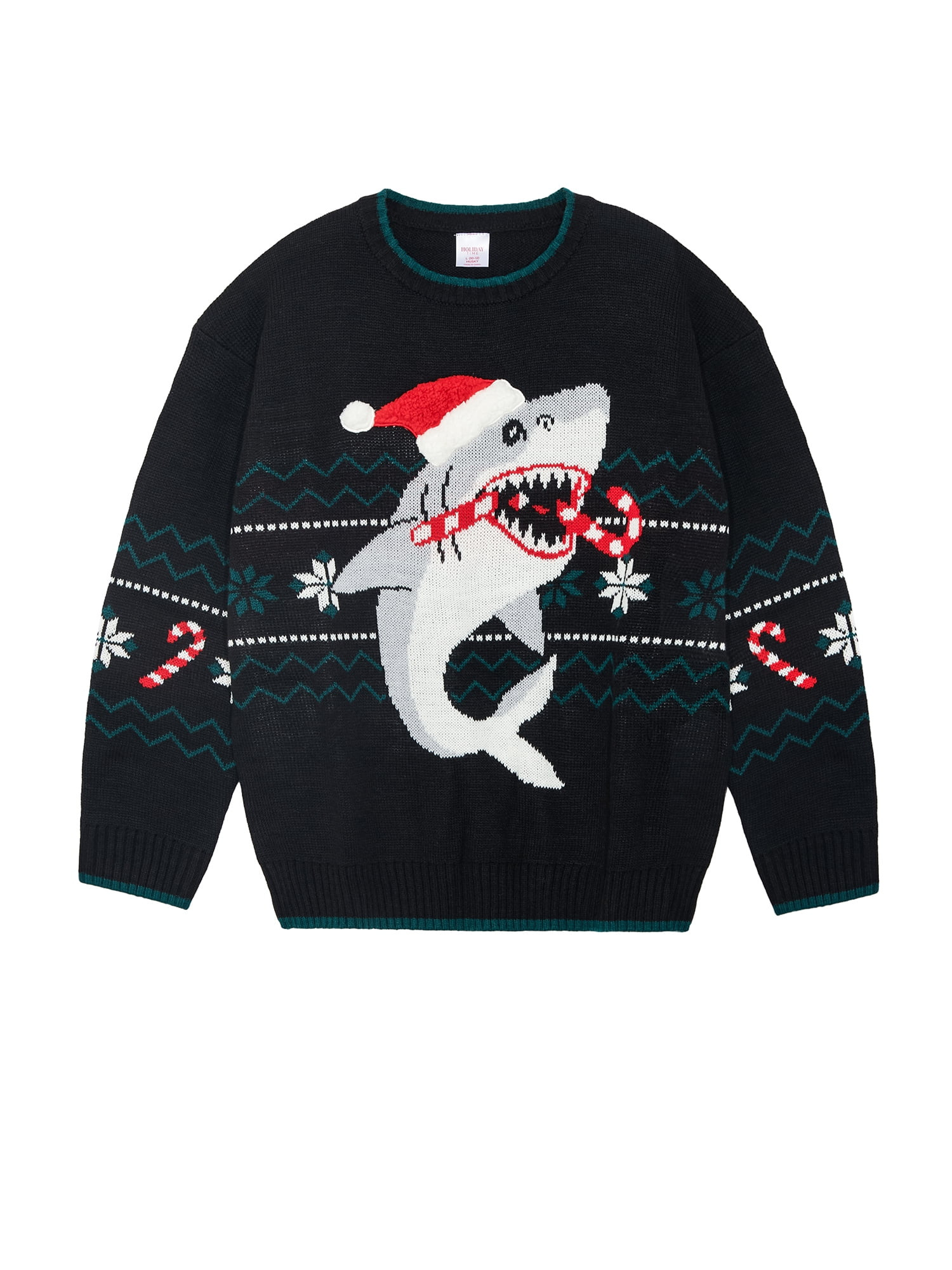 Holiday Time Boys Graphic Sweater, Sizes 4-18 & Husky | Walmart (US)