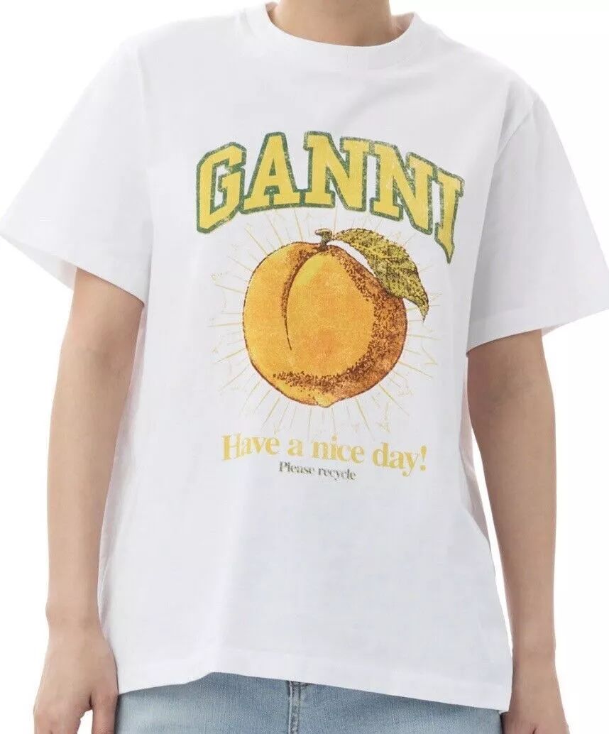 Authentic Short Sleeve Tops White Fruit Shirt T-Shirt  | eBay | eBay UK