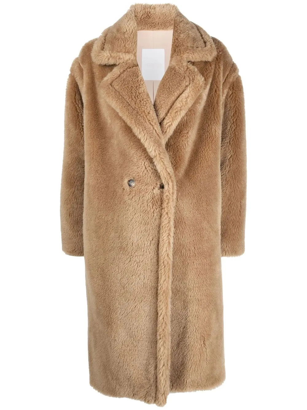 Yves Salomon Long Woven Wool Coat - Farfetch | Farfetch Global