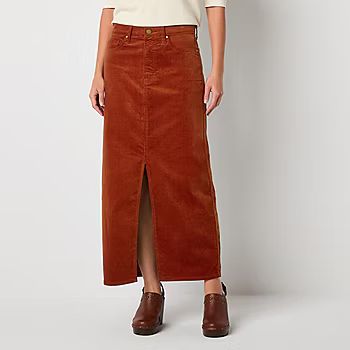 new!a.n.a Corduroy Womens High Rise Maxi Skirt | JCPenney