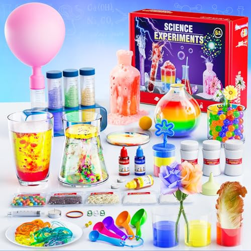 50 Lab Experiments Science Kit for Kids, STEM Activities Educational Scientist Toys Gifts for Age 6-12 Year Old Boys Girls, Chemistry and Physics Set Toys Educational Learning Set | Amazon (US)