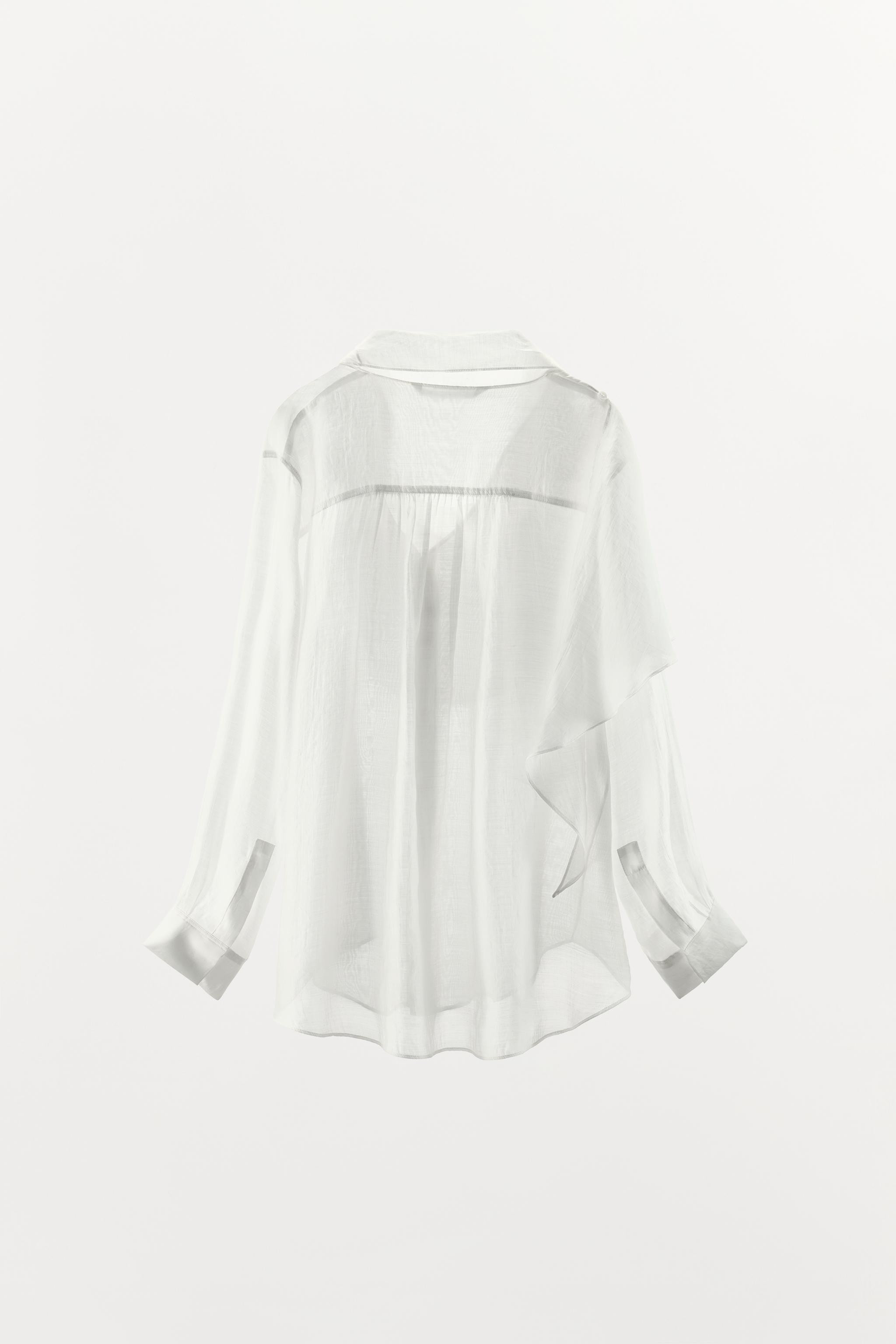 ZW COLLECTION HANDKERCHIEF SHIRT | Zara UK
