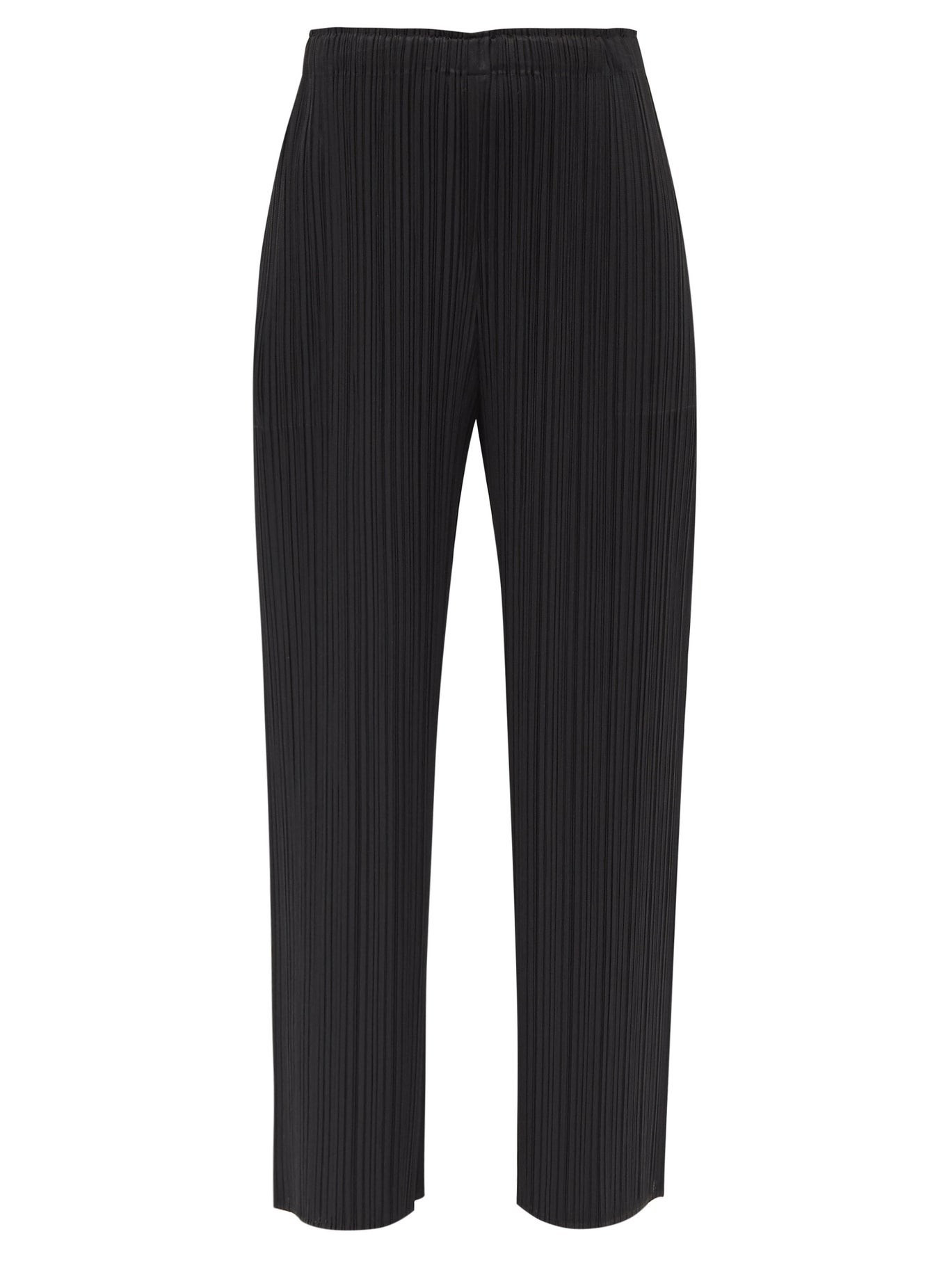 Technical-pleated straight-leg trousers | Matches (US)