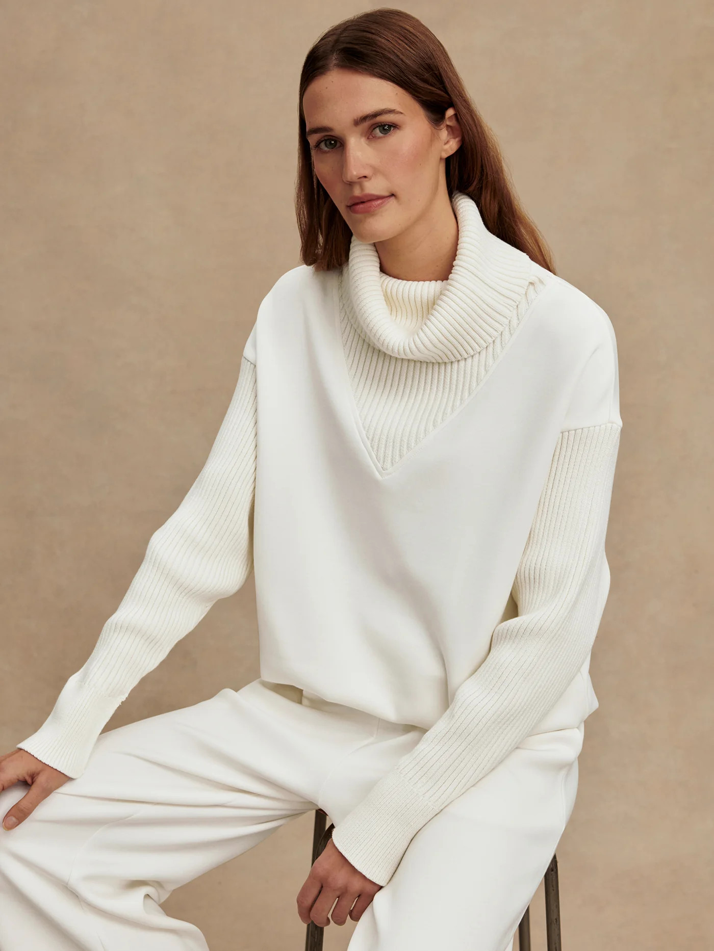 Hannah Cowl Neck Sweat | Varley UK | Varley UK