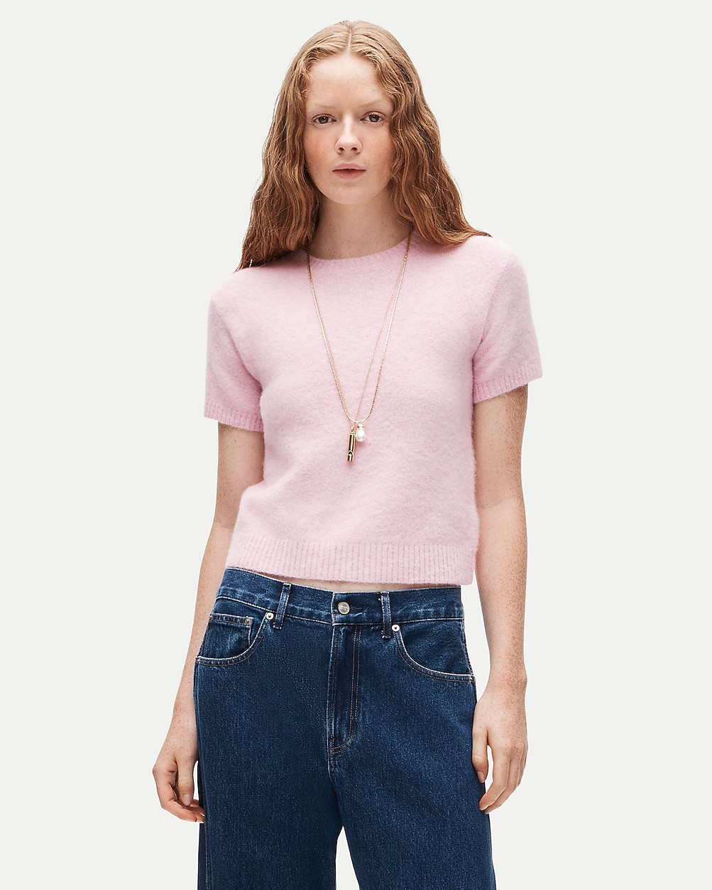Sweater-tee in alpaca blend | J. Crew US