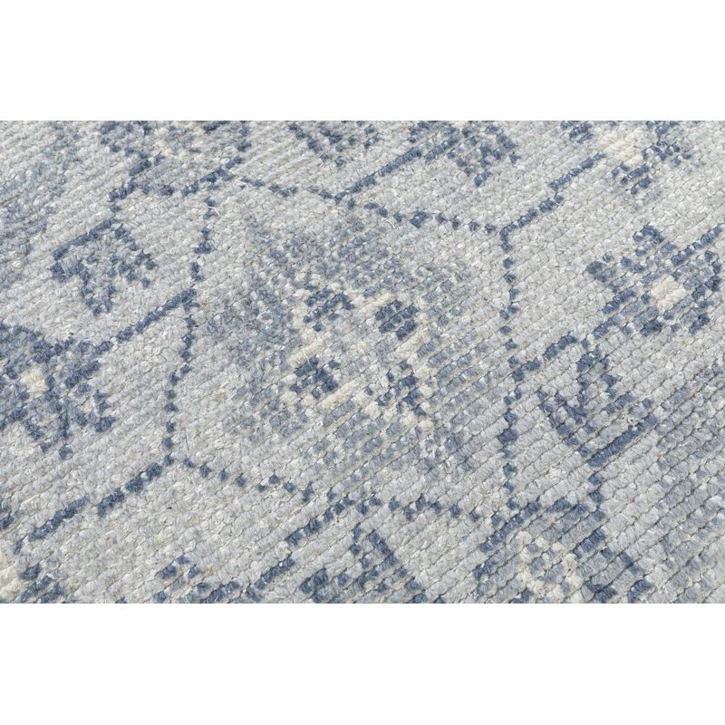 Finial Rug Handmade Blue Rug | Wayfair North America