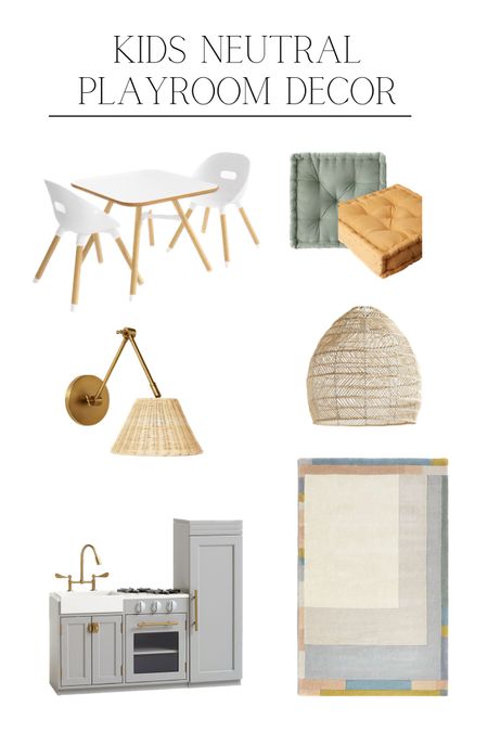 How I decorated my kids playroom with a neutral tone! All of these items come in different color options as well. Play set and table are on sale now!! 

#kidsplayroom #playroomdecor #homedecor #lalo #potterybarnkids #crateandbarrelkids #urbanoutfitters #targethome 

#LTKhome #LTKkids #LTKstyletip