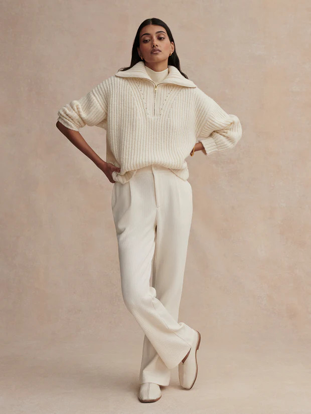 Flora Half Zip Soft Sweater | Varley UK | Varley UK