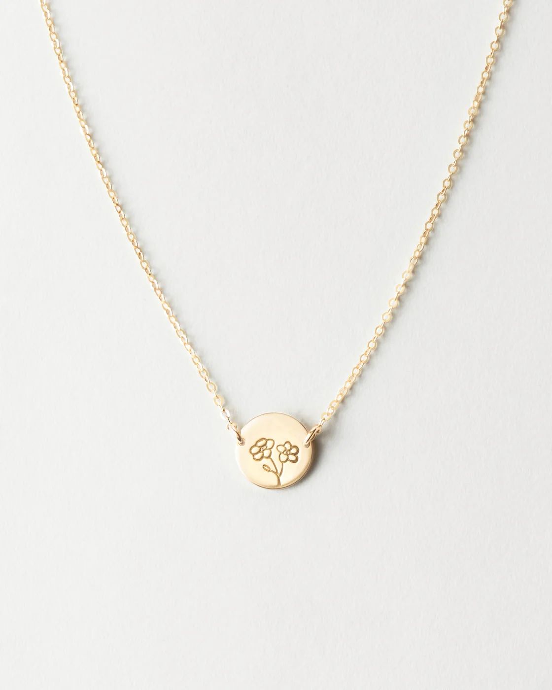 Small Flora Link Necklace | GLDN
