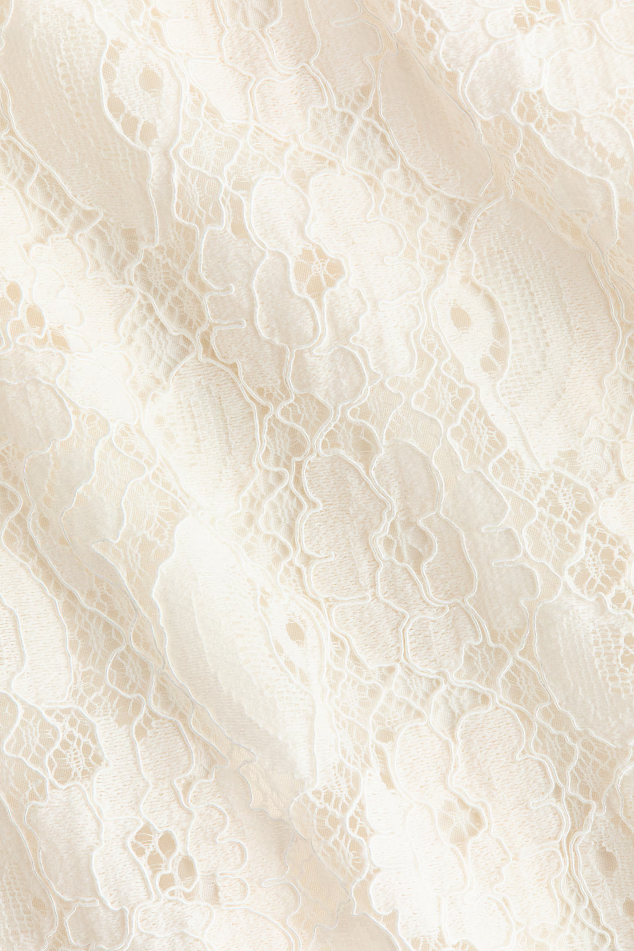 Ruffle-Trimmed Lace Dress | H&M (US + CA)