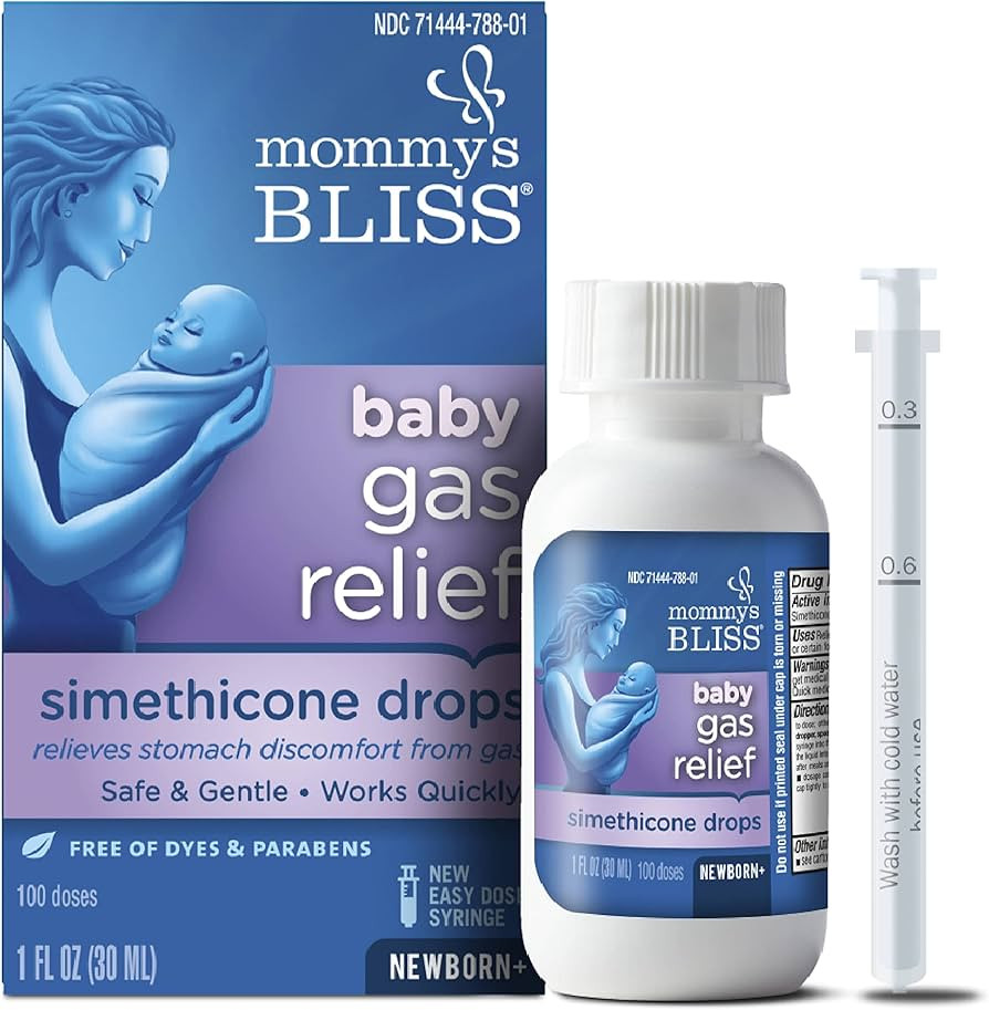 Mommy's Bliss Gas Relief Drops Bottle, Simethicone Drops for Infants, Relieves Stomach Discomfort... | Amazon (US)