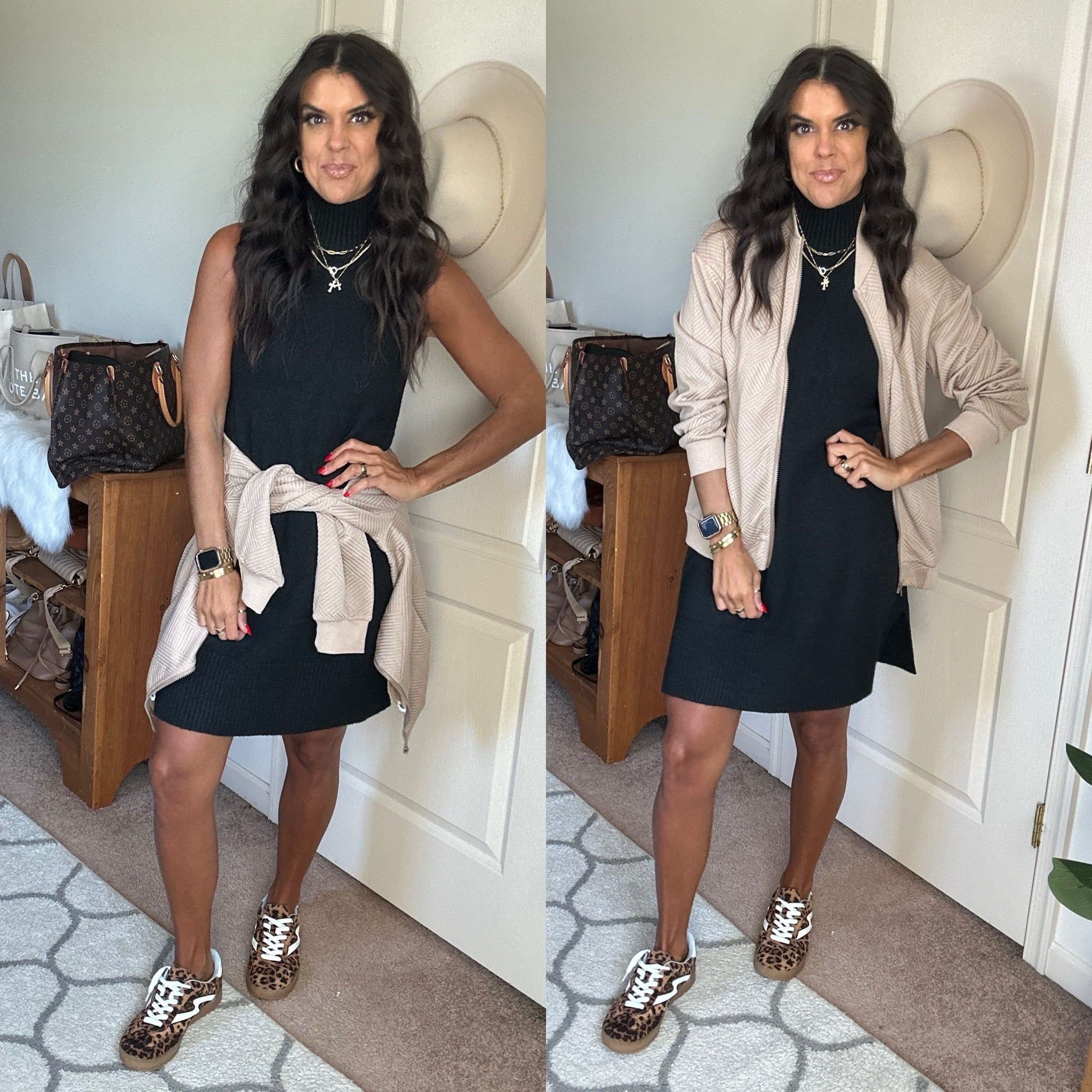 Size small in this Walmart dress. Mostly sold out, so linked similar on Amazon. 
Size small in textured jacket 

#LTKSeasonal #LTKFindsUnder100 #LTKStyleTip