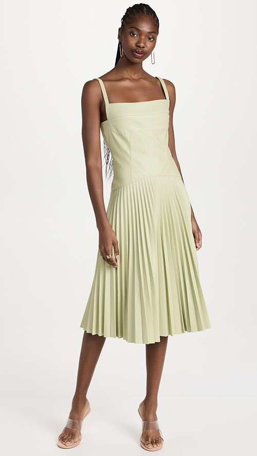 Drop Waist Faux Leather Dress | Shopbop