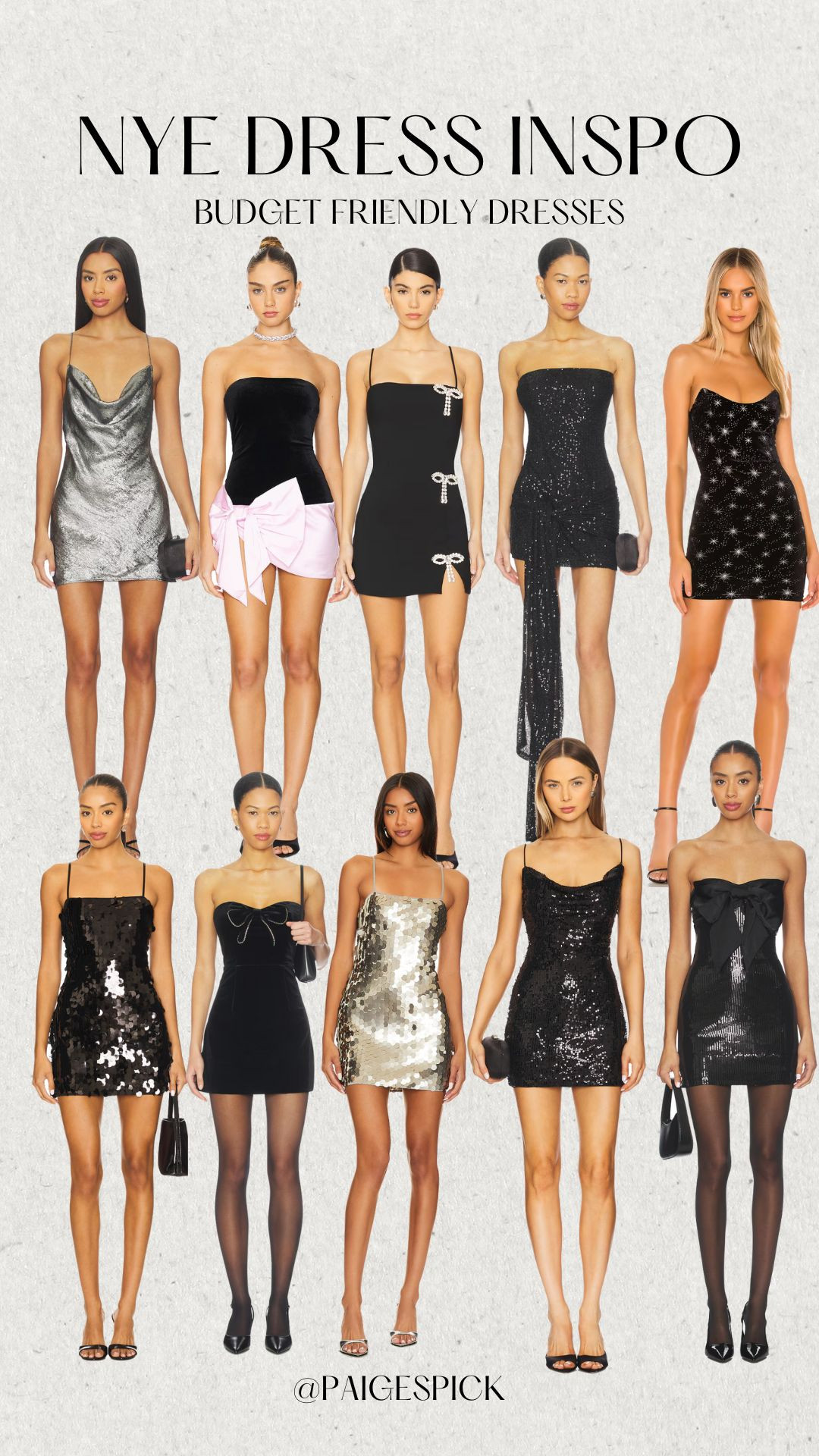 New Year’s Eve outfit inspo is HERE ✨🎆
Sharing the best budget-friendly NYE dresses under $200 from Revolve — all sparkle, sequins, metallics, and party-ready styles.

This roundup includes sequin mini dresses, sparkly party dresses, metallic looks, glam NYE outfits, and statement dresses perfect for:
✨ New Year’s Eve parties
✨ NYE dinners & celebrations
✨ Girls’ night out
✨ End-of-year events

If you’re searching for NYE outfit ideas, affordable New Year’s Eve dresses, sparkly party dresses, Revolve NYE looks, or budget-friendly holiday partywear, these are the BEST finds at amazing price points.

Tap to shop your NYE look before sizes sell out — sparkles always go fast 🎆✨💫 

 #LTKdresses #LTKdatenight #LTKholiday