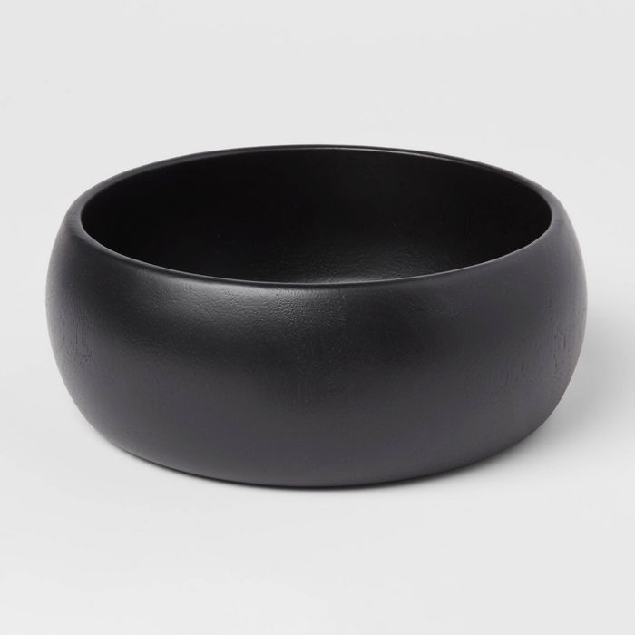 54oz Acacia Modern Serving Bowl Black - Threshold&#8482; | Target