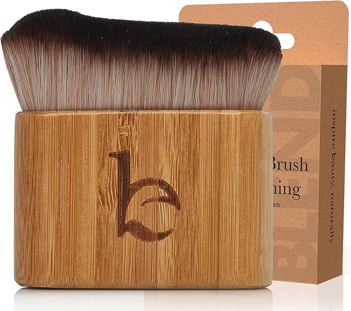 Ultra Soft Self Tanner Brush - Kabuki Brush for Body Foundation & Makeup, Blending Applicator for... | Amazon (US)