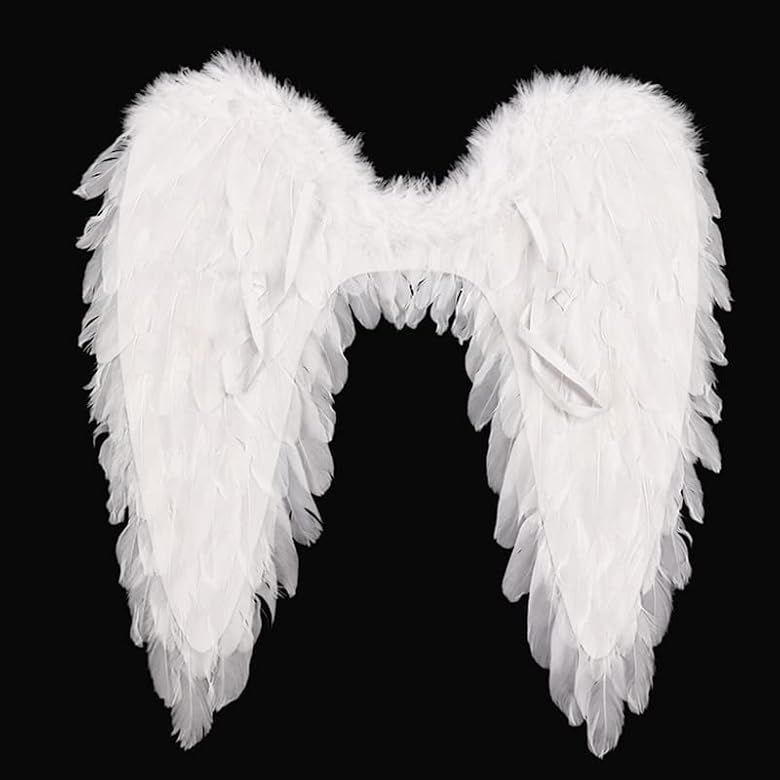 Jonsdavian Feather Halloween Decoration Scene Layout Angel Wings Dance Party Cosplay Costumes Show M | Amazon (US)