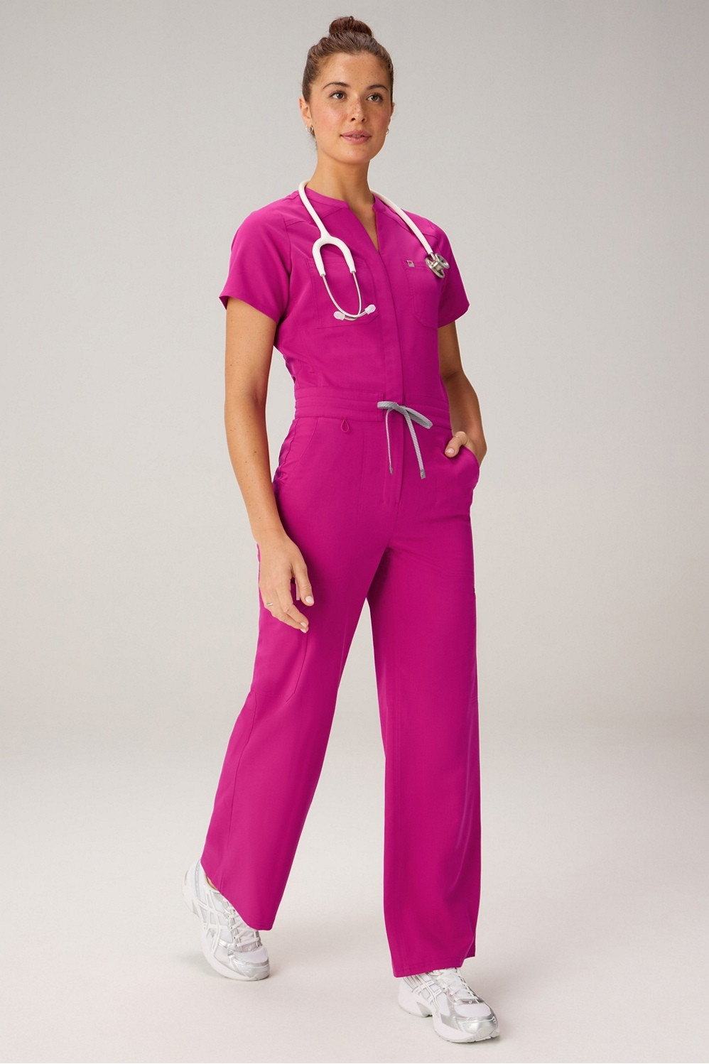 Empower Wide Leg Scrub Jumpsuit | Fabletics