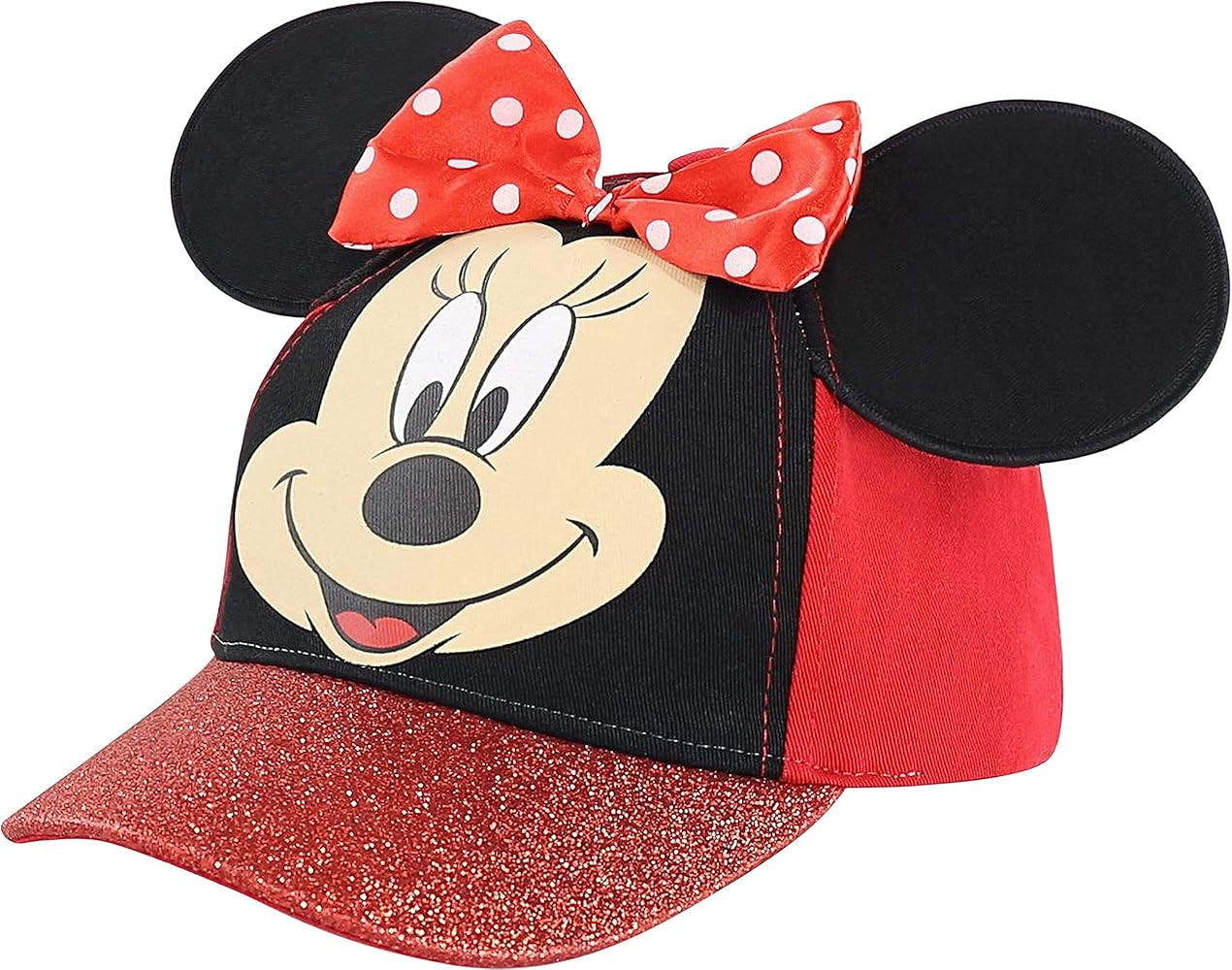 Disney Baseball Cap, Minnie Mouse Ears Adjustable Toddler Or Girl Hats for Kids | Amazon (US)