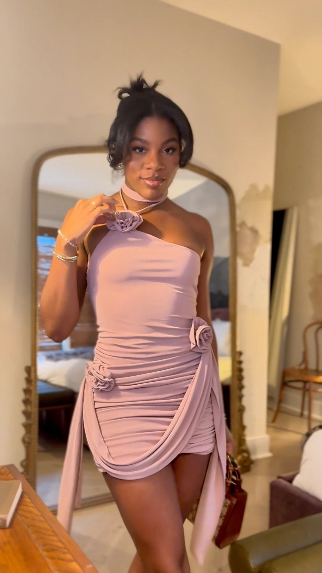 Dress is jluxlabel tabitha mauve
she’s a few years old but I’ve seen her on Depop and Poshmarkk