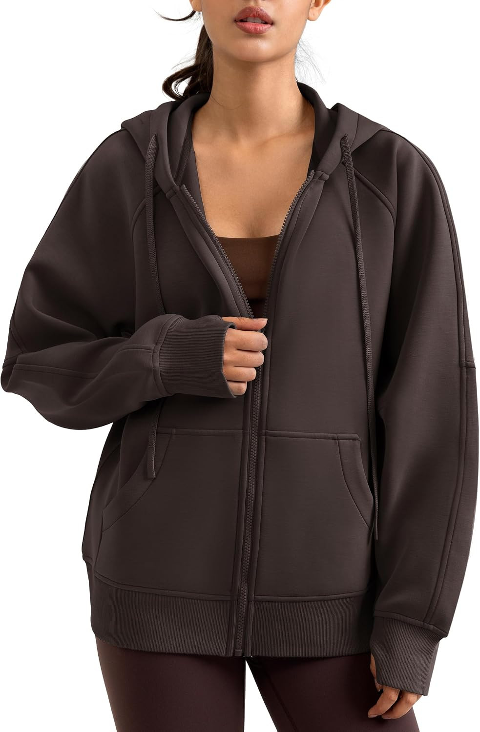 Colorfulkoala Velvra Modal Fleece Pullover – Plush Soft Modal Blend Lounge Sweatshirt, Warm & Kangaroo Pockets | Amazon (US)