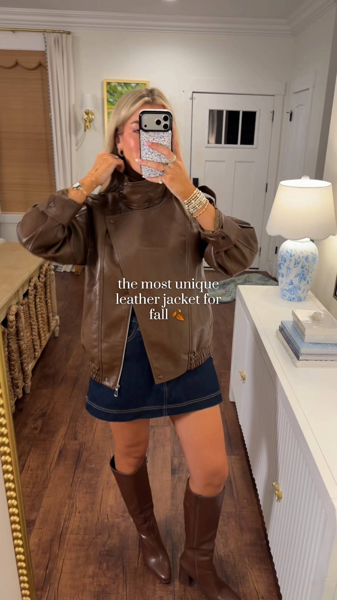 Allll the Scandinavian style vibes! Every girl needs a good leather jacket to throw on over going out outfits! 😍 wearing size M!!
#fallfashion #goingoutoutfit #boujeeonabudget #affordablefashion #leatherjacket

#LTKU #LTKSeasonal #LTKootd
