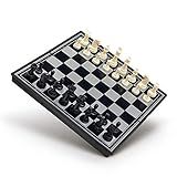 Sterling Games Magnetic Travel Chess Set 9.75in Folding Chess Board Lightweight and Portable | Amazon (US)