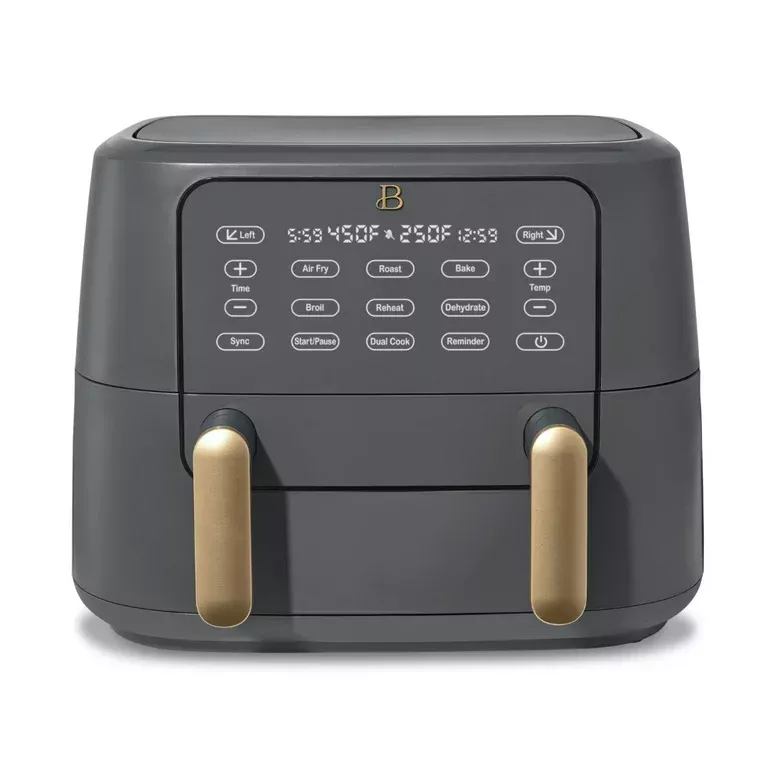 Beautiful 14 Cup Programmable Touchscreen Coffee Maker, Oyster Grey by Drew Barrymore, Gray