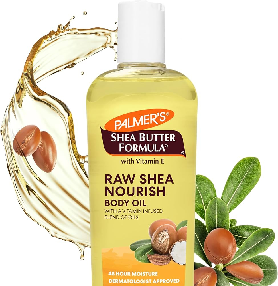 Palmer's Shea Formula Raw Shea Body Oil with Vitamin E, Deep Body Moisturizer to Soothe & Nourish... | Amazon (US)