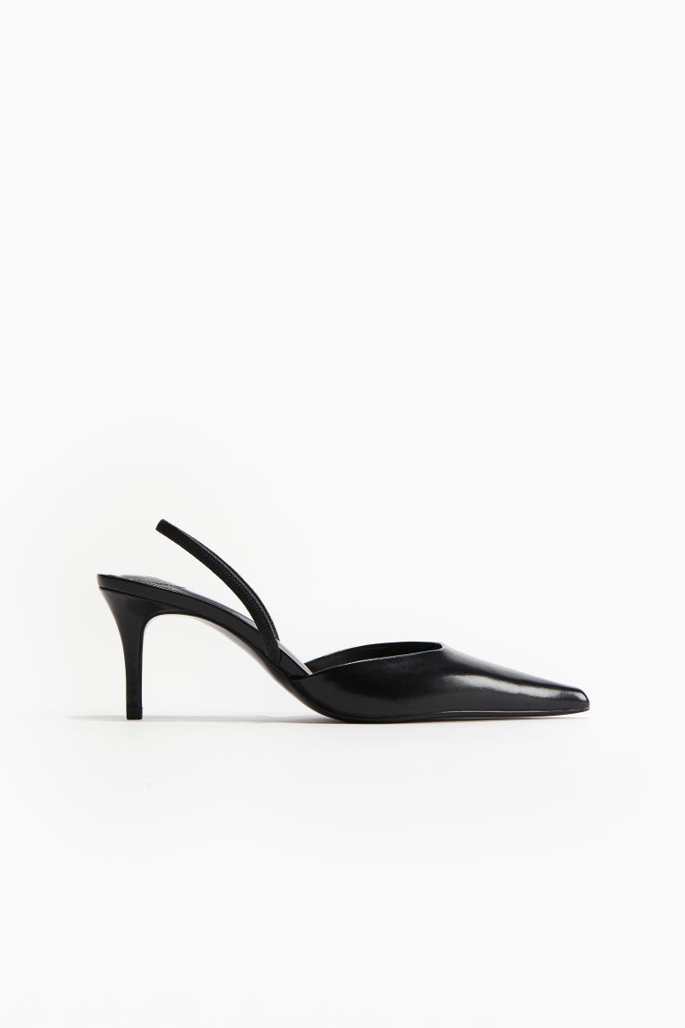 H & M - Slingback Pumps - Black | H&M (US + CA)