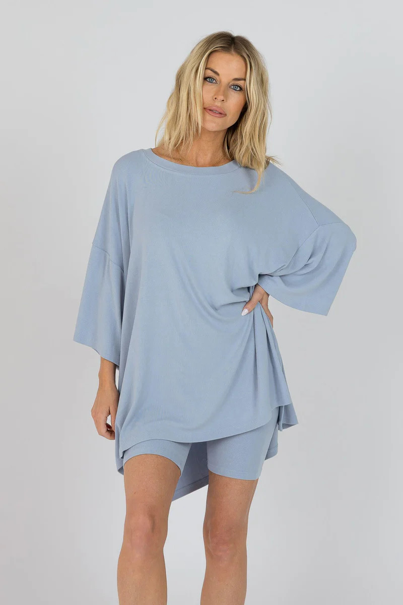 All Weekend Long Set In The Clouds Blue | The Foxy Kind