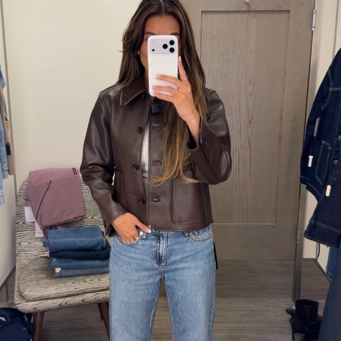 Scroll to shop! An elevated spin on the teddy jacket, sherpa collar and inner lining! Shop Nsale with me! Follow for more! Xo!!

#LTKgrwm #LTKootd #LTKSaleAlert