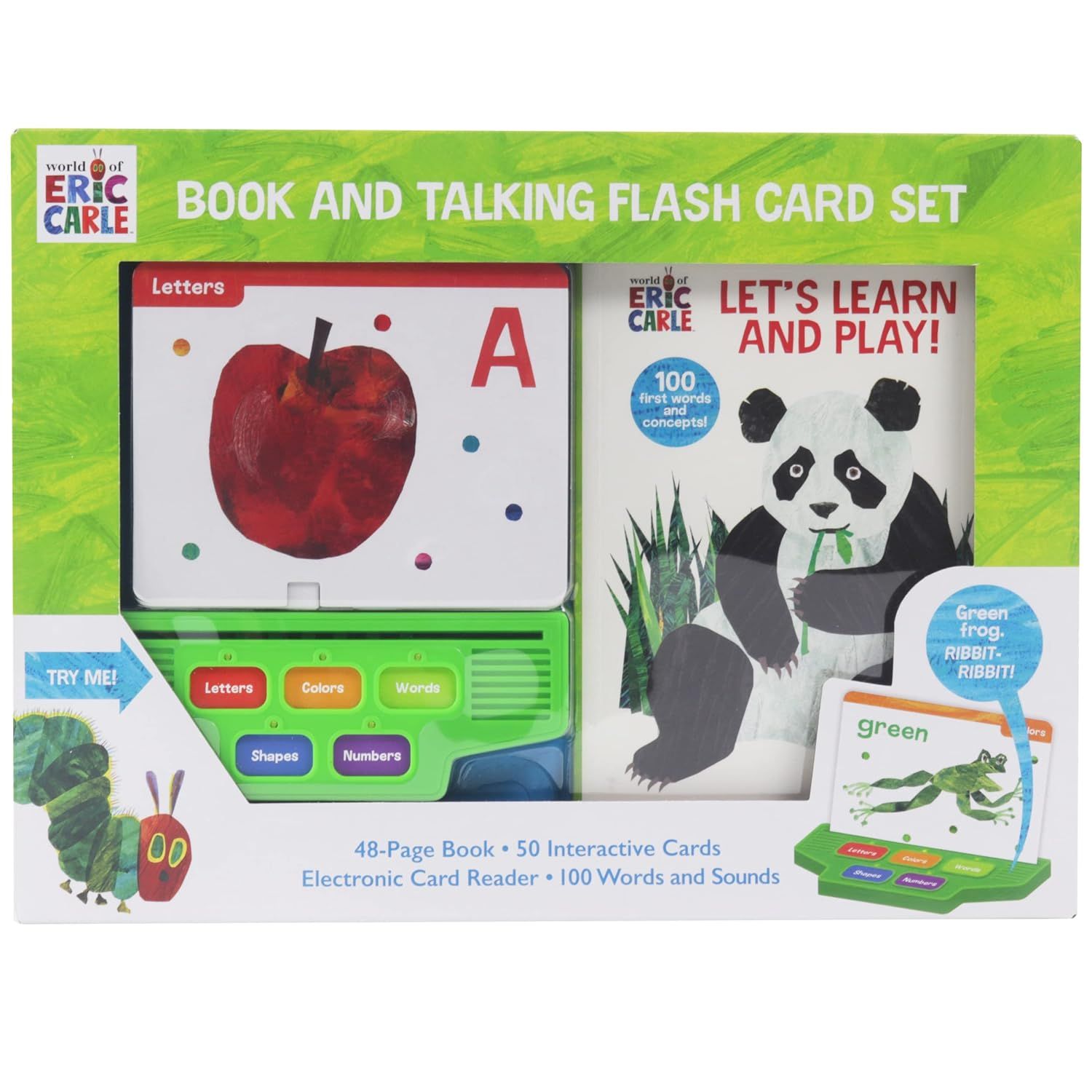 World of Eric Carle - Let's Learn and Play! Book and Talking Flash Card Sound Book Set - PI Kids ... | Amazon (US)