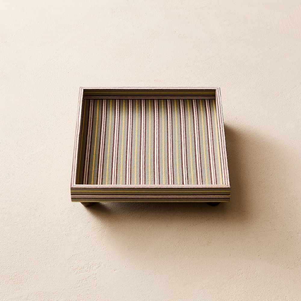 Emma Chamberlain Fabric-Wrapped Tray | West Elm (US)
