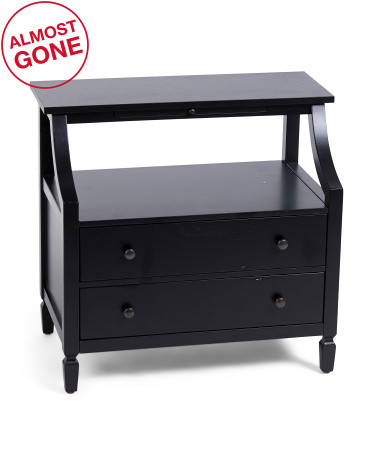 30x18x28 Wooden Jacqueline Nightstand | TJ Maxx