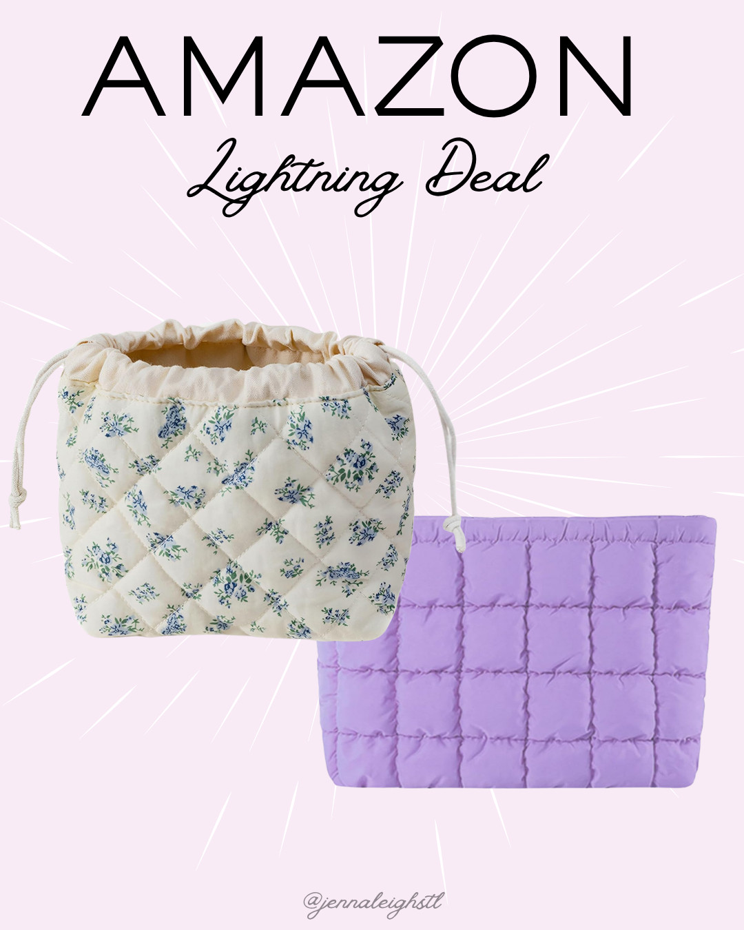 Amazon lightning deals on these fun makeup bags. Both options come in so many prints and colors and are perfect for travel or everyday organization. 

 #LTKMothersDay #LTKmorningroutine #LTKselfcare
