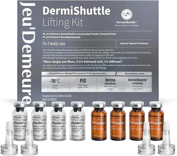 JEU'DEMEURE DermiShuttle Lifting Kit - Anti Aging Serum, Face Serum for Firming, Anti Wrinkle, Sk... | Amazon (US)