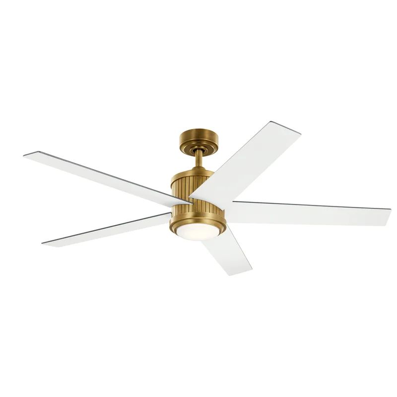Keohane 56" 5 - Blade LED Standard Ceiling Fan with Light Kit Included | Wayfair Professional
