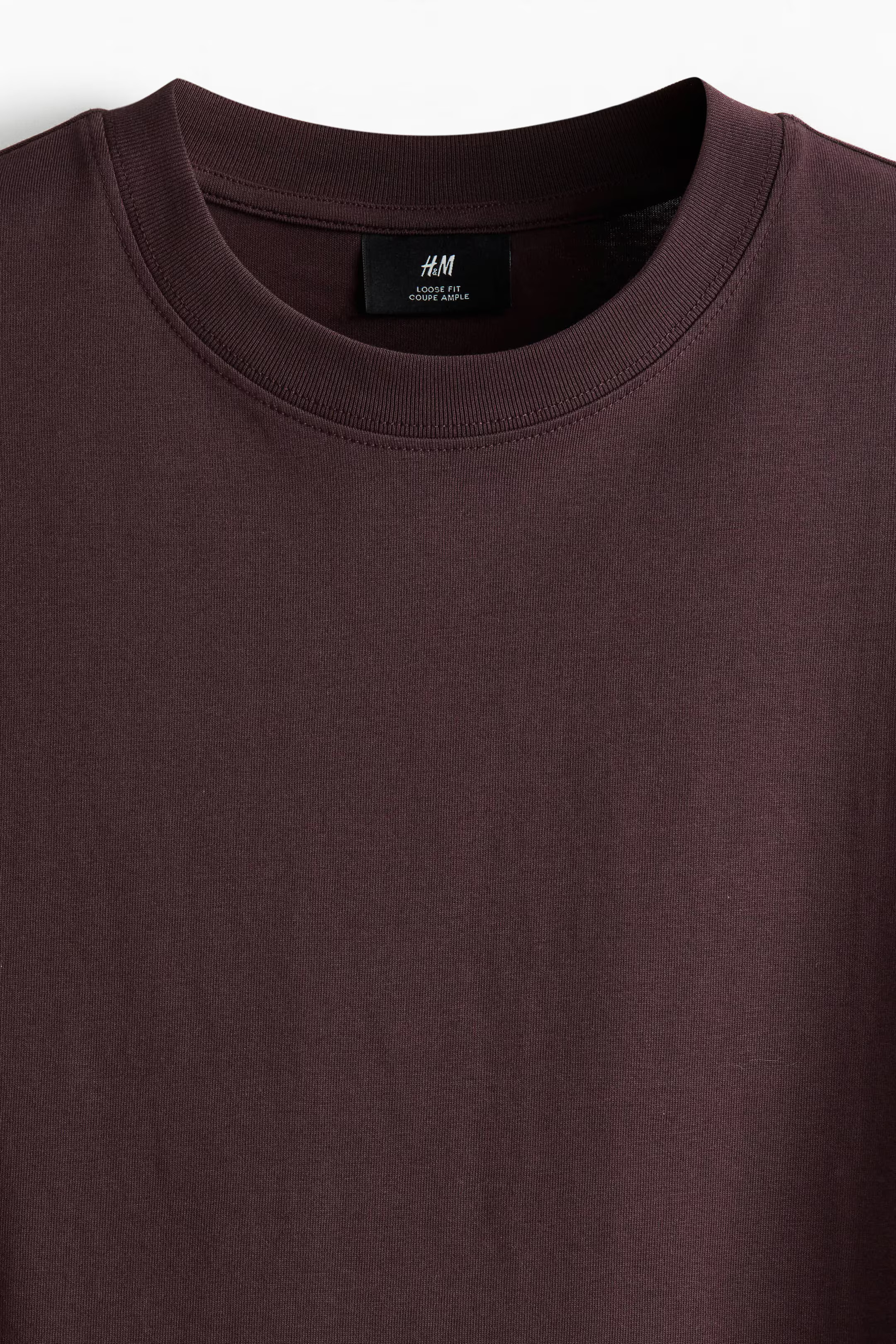 Loose-Fit T-Shirt - Dark plum purple - Men | H&M US | H&M (US + CA)