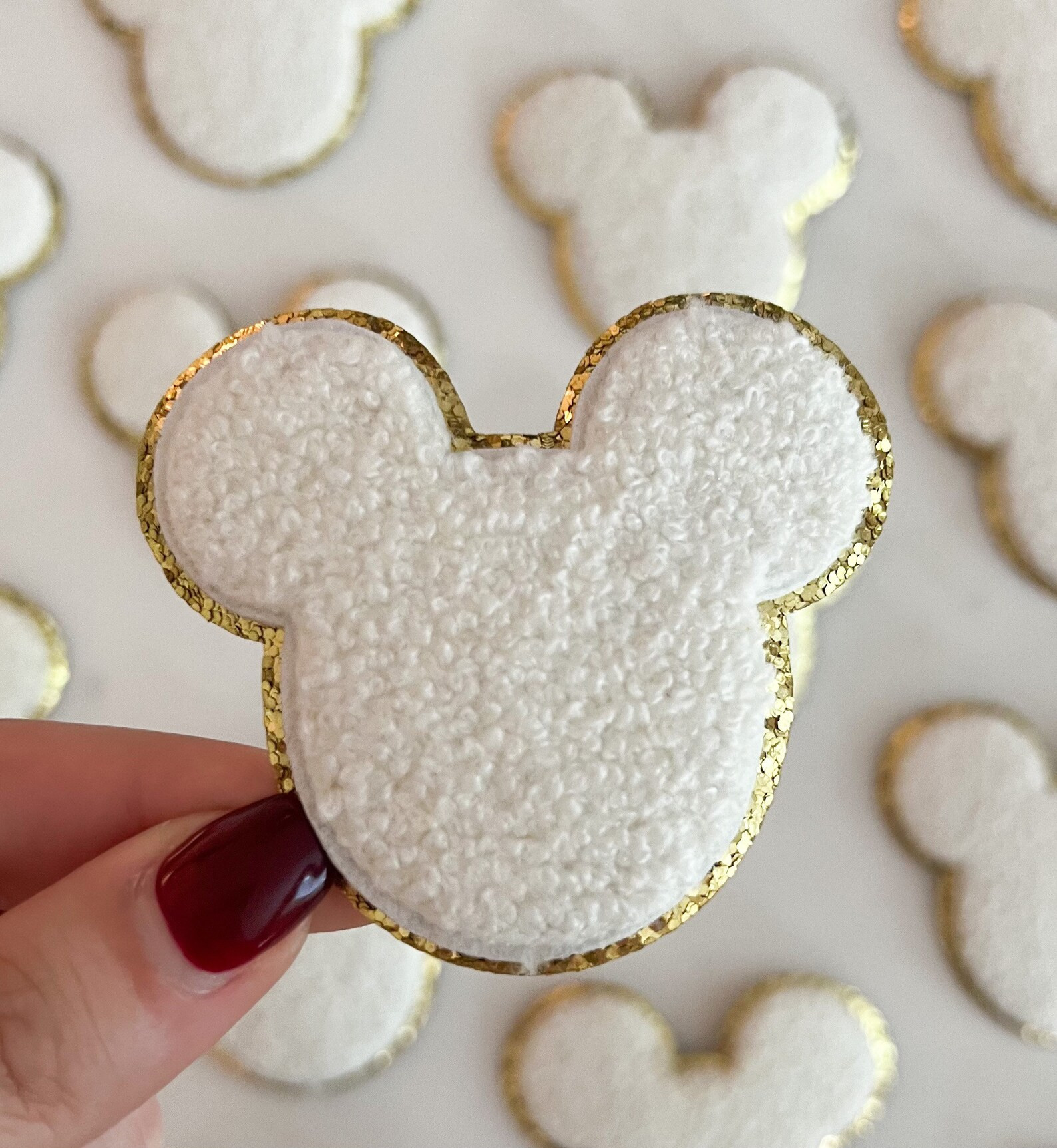 White Mouse Patch // Iron On - Etsy | Etsy (US)