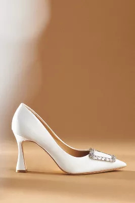 Badgley Mischka Aubree Pointed-Toe Stiletto Pumps | Anthropologie (US)