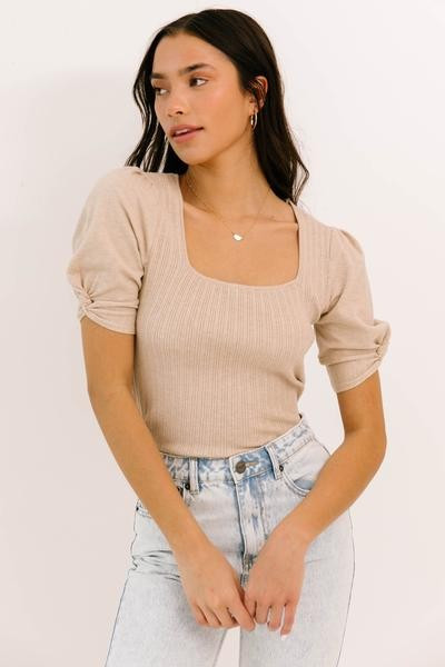 Fleeting Moments Oatmeal Top | Luca + Grae 