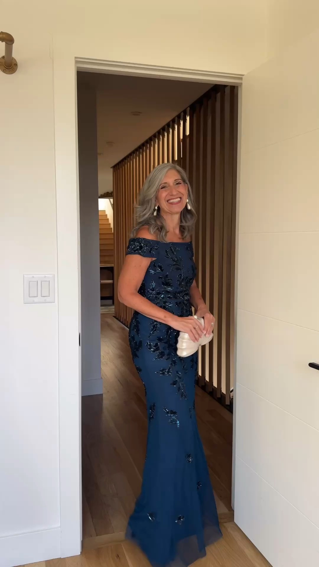 🥂 Mother of the Bride | Mother of the Groom | Wedding Guest and Rehearsal Dinner Dresses

This navy gown goes off-the-shoulder with sequin floral embroidery scattered down the length of it, fitted close through the body for a polished, elegant line.

Save this and share it with a friend who's shopping. 💌

Claudia | 5'4½" | 135 | medium or 6

Wedding Guest Dress | Fashion over 50 | Mother of the Bride | Mother of the Groom | Black Tie | Formal Gown | Fall Wedding | Winter Wedding | Navy Sequin Gown | Tummy Flattering Dresses

#LTKSeasonal #LTKOver40 #LTKWedding