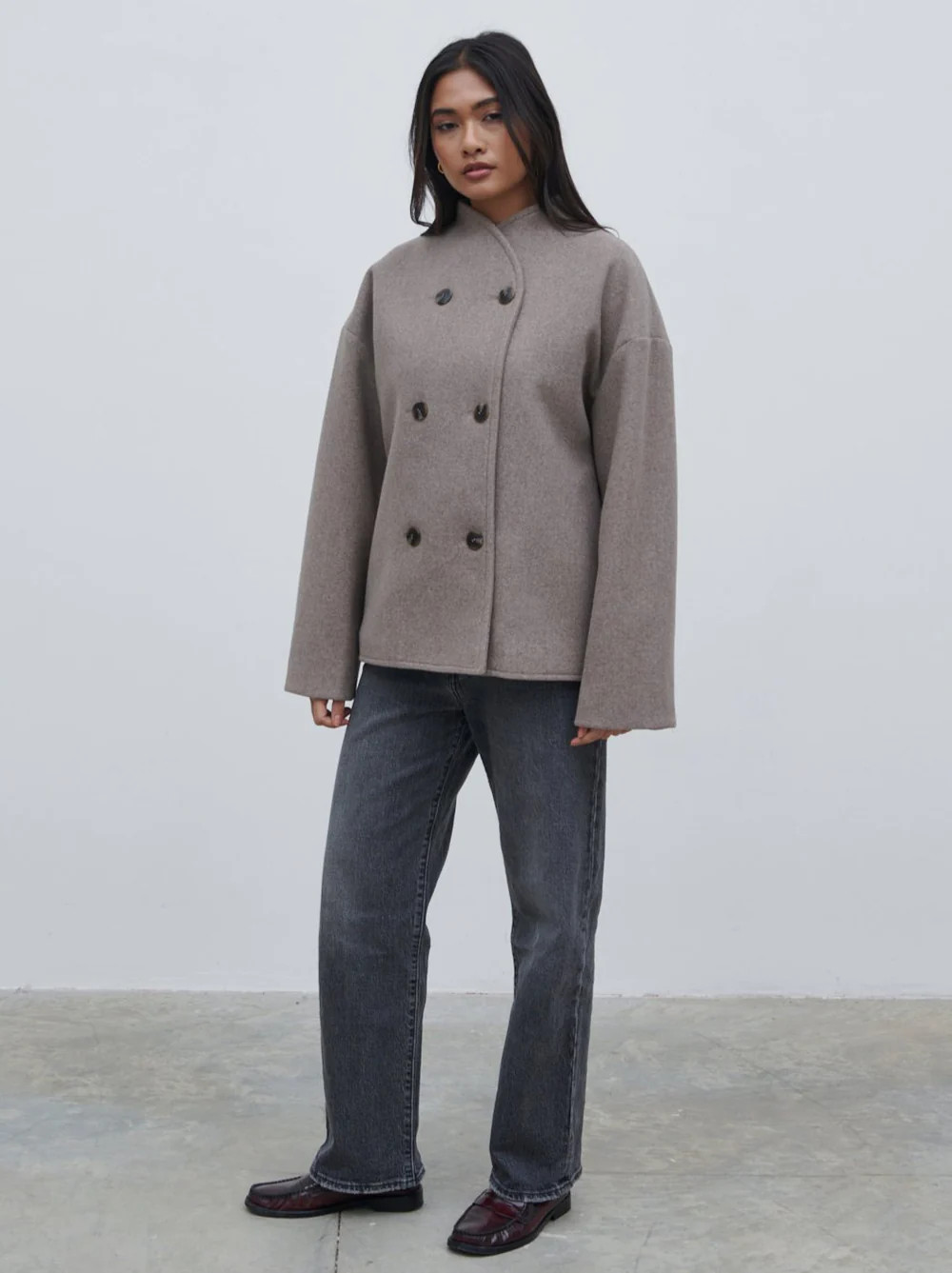 Oliviana Felted Button Jacket | Pretty Lavish (UK)